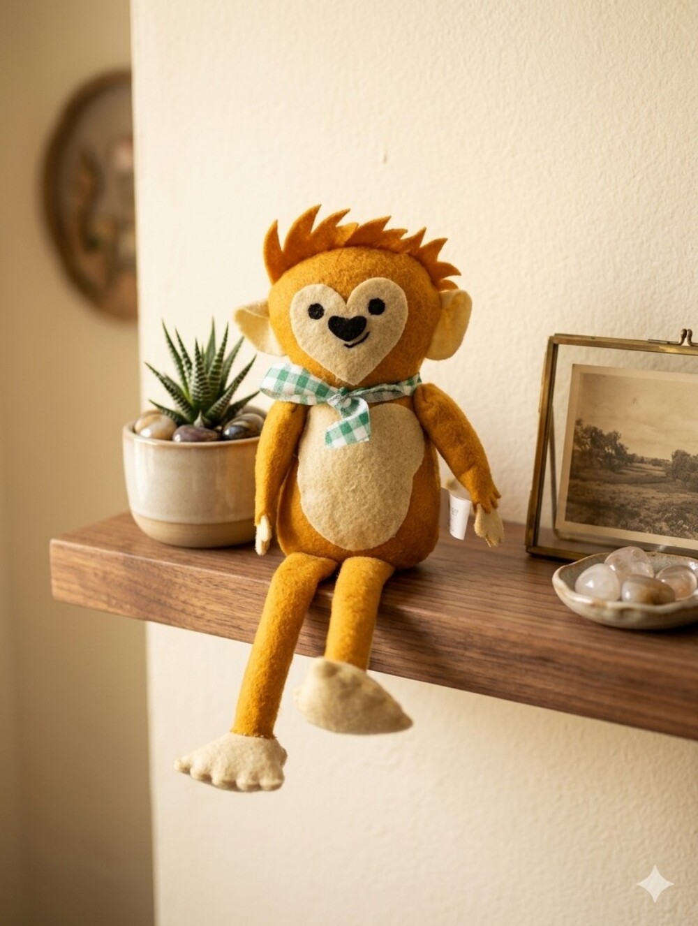 ❤️New Fabric Figural Monkey